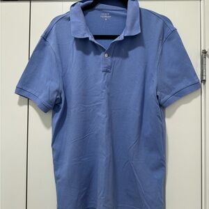 J. Crew Men's Sky Blue Polo Shirt